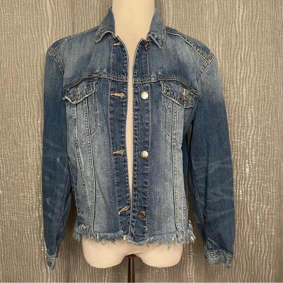 AEO cutoff denim jacket - Picture 2 of 7